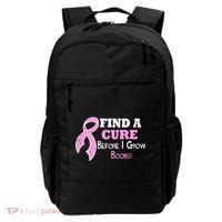 Find A Cure Before I Grow Boobs Backpack thumb 0