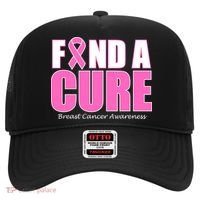 Find A Cure Breast Cancer Awareness Ribbon Hat thumb 0