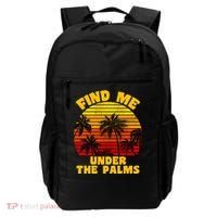 Find Me Under The Palms Backpack thumb 0