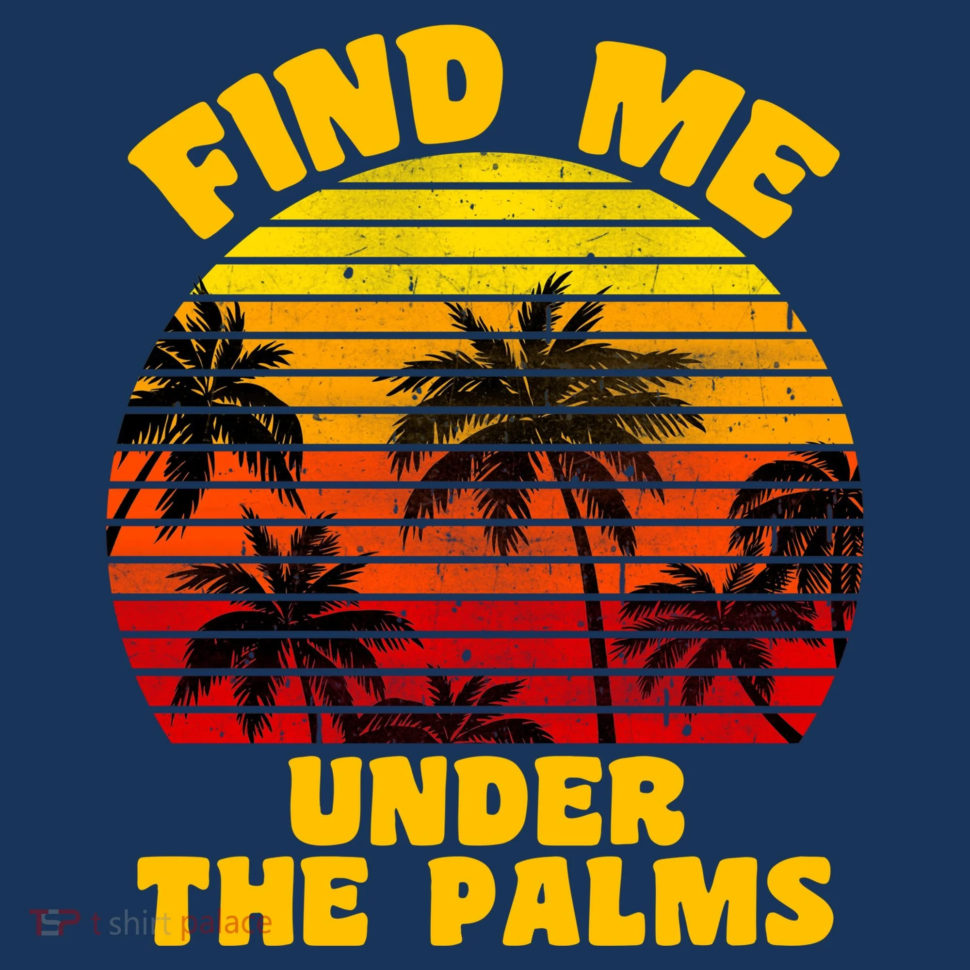 Find Me Under The Palms Doggie Tank