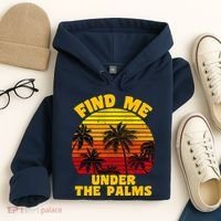 Find Me Under The Palms Hoodie thumb 4
