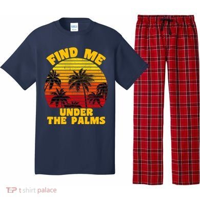 Find Me Under The Palms Pajama Set