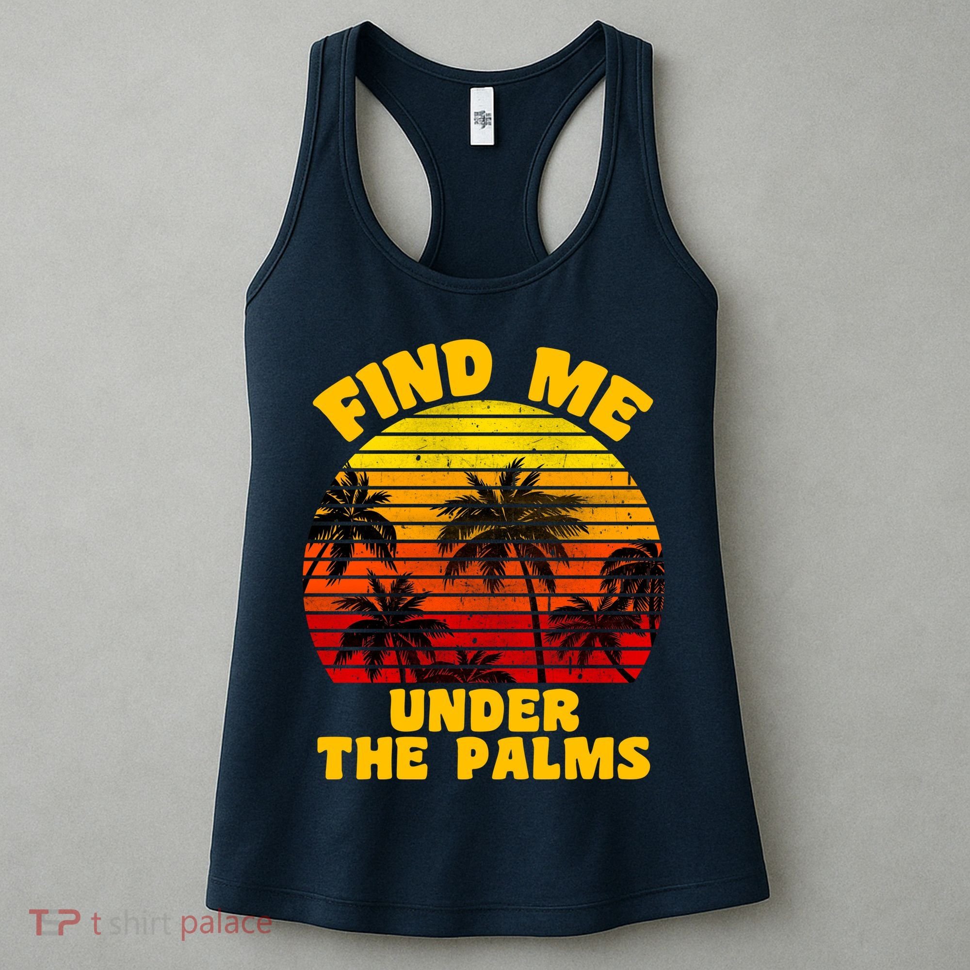 Find Me Under The Palms Women's Tank Top