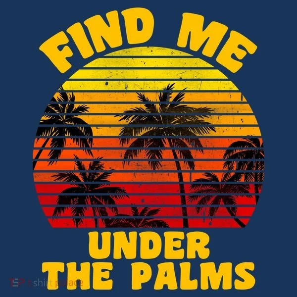 Find Me Under The Palms Women's Long Sleeve Shirt