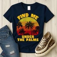 Find Me Under The Palms Women's T-Shirt thumb 3