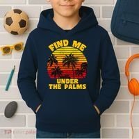 Find Me Under The Palms Kids Hoodie thumb 2