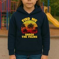 Find Me Under The Palms Kids Hoodie thumb 3