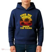Find Me Under The Palms Kids Hoodie thumb 4
