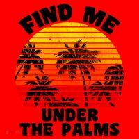 Find Me Under The Palms Santa Hat thumb 1