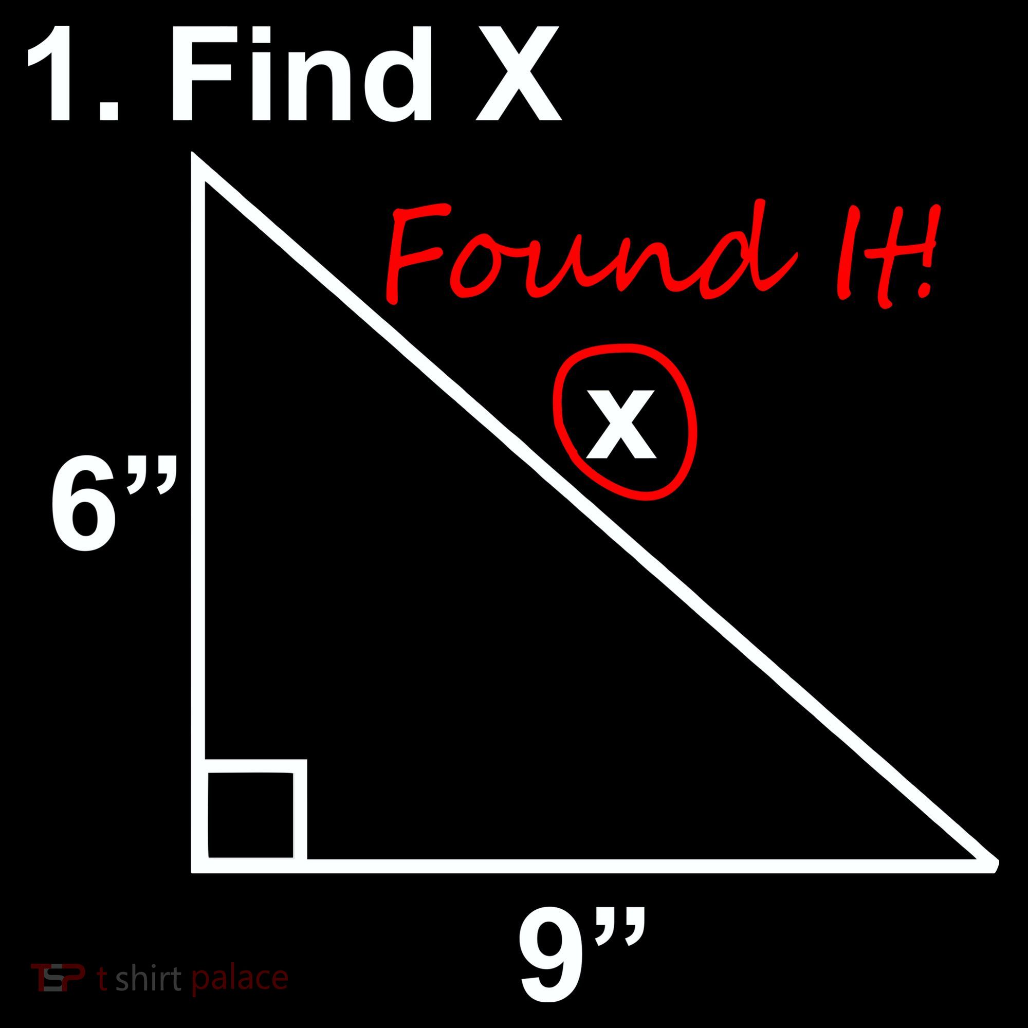 Find X Found It Funny Math School Sweatshirt