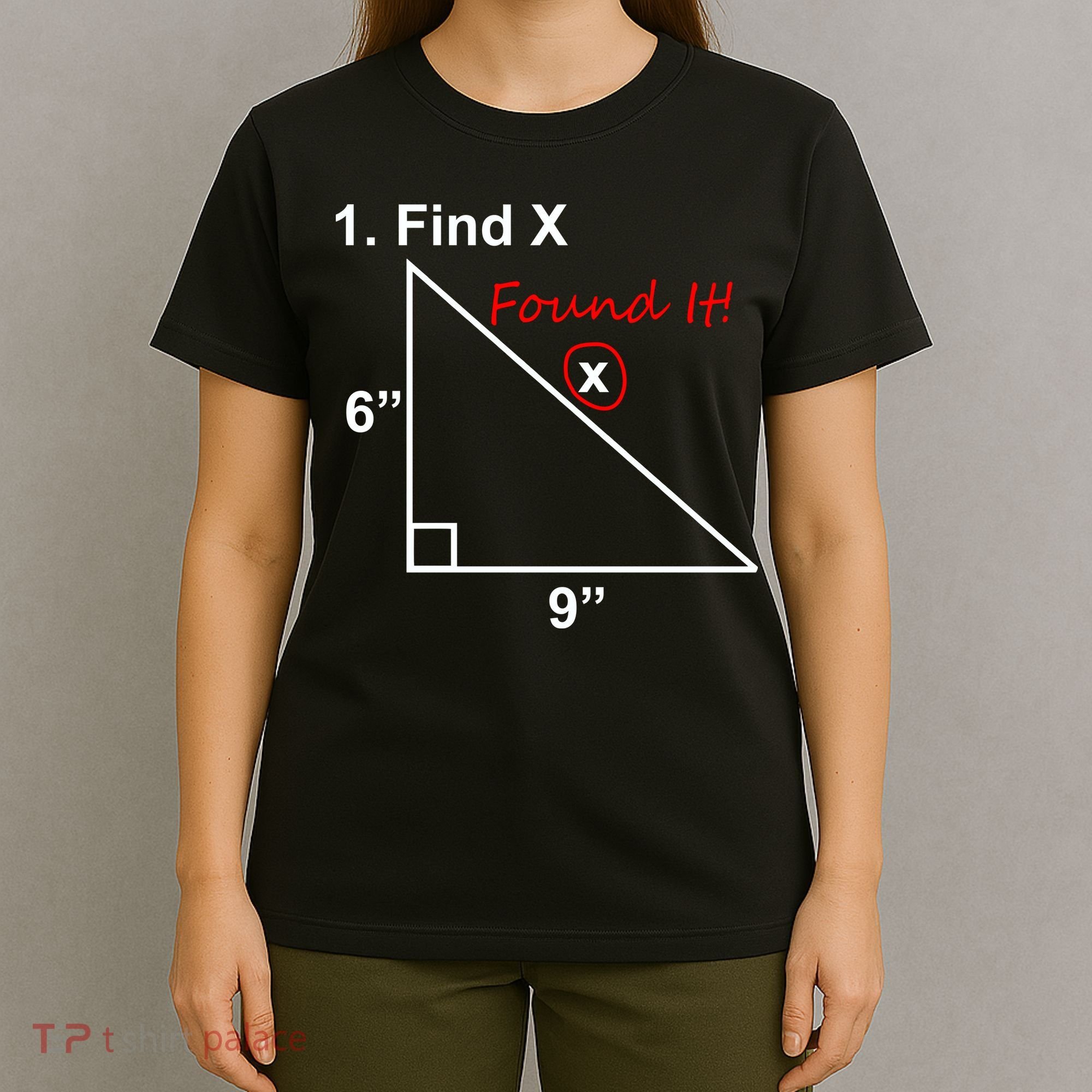 Find X Found It Funny Math School T-Shirt