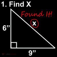Find X Found It Funny Math School T-Shirt thumb 7