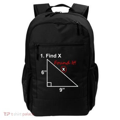 Find X Found It Funny Math School Backpack
