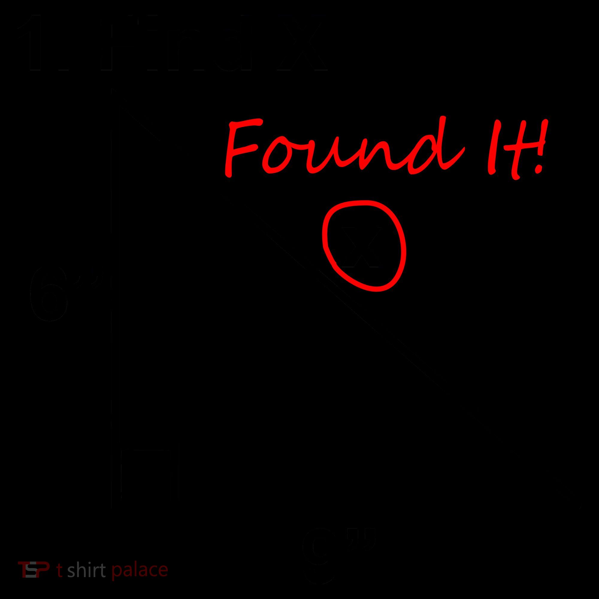 Find X Found It Funny Math School Coffee Mug