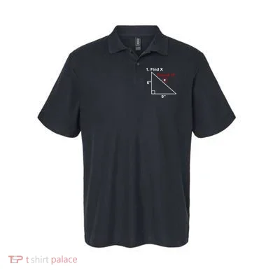 Find X Found It Funny Math School Polo