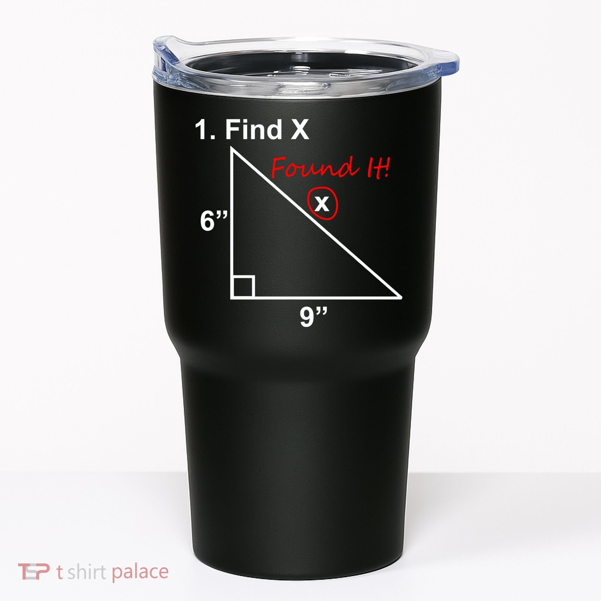 Find X Found It Funny Math School Tumbler