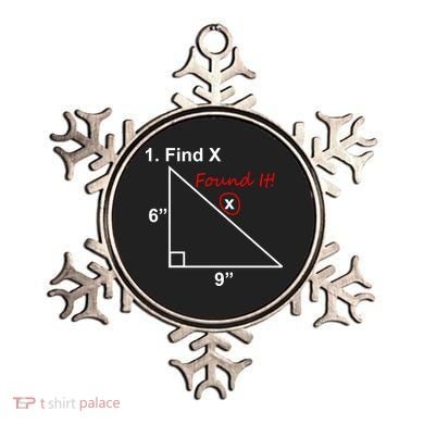 Find X Found It Funny Math School Ornament