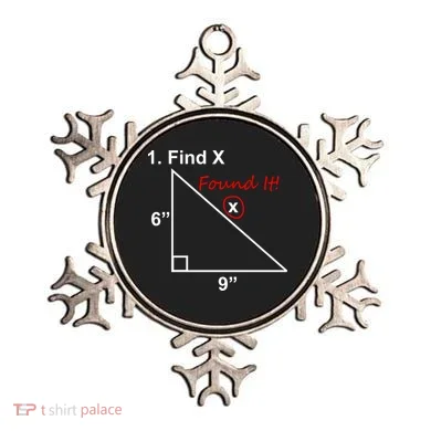 Find X Found It Funny Math School Ornament
