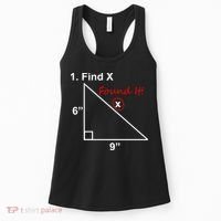 Find X Found It Funny Math School Women's Tank Top thumb 0