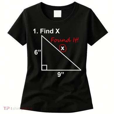 Find X Found It Funny Math School Women's T-Shirt