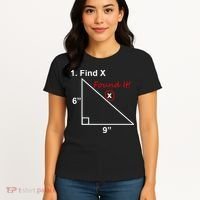 Find X Found It Funny Math School Women's T-Shirt thumb 4