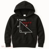 Find X Found It Funny Math School Kids Hoodie thumb 0