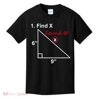 Find X Found It Funny Math School Kids T-Shirt thumb 0