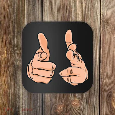 Finger Guns Coaster