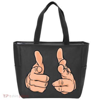 Finger Guns Tote Bag