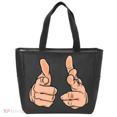 Finger Guns Tote Bag