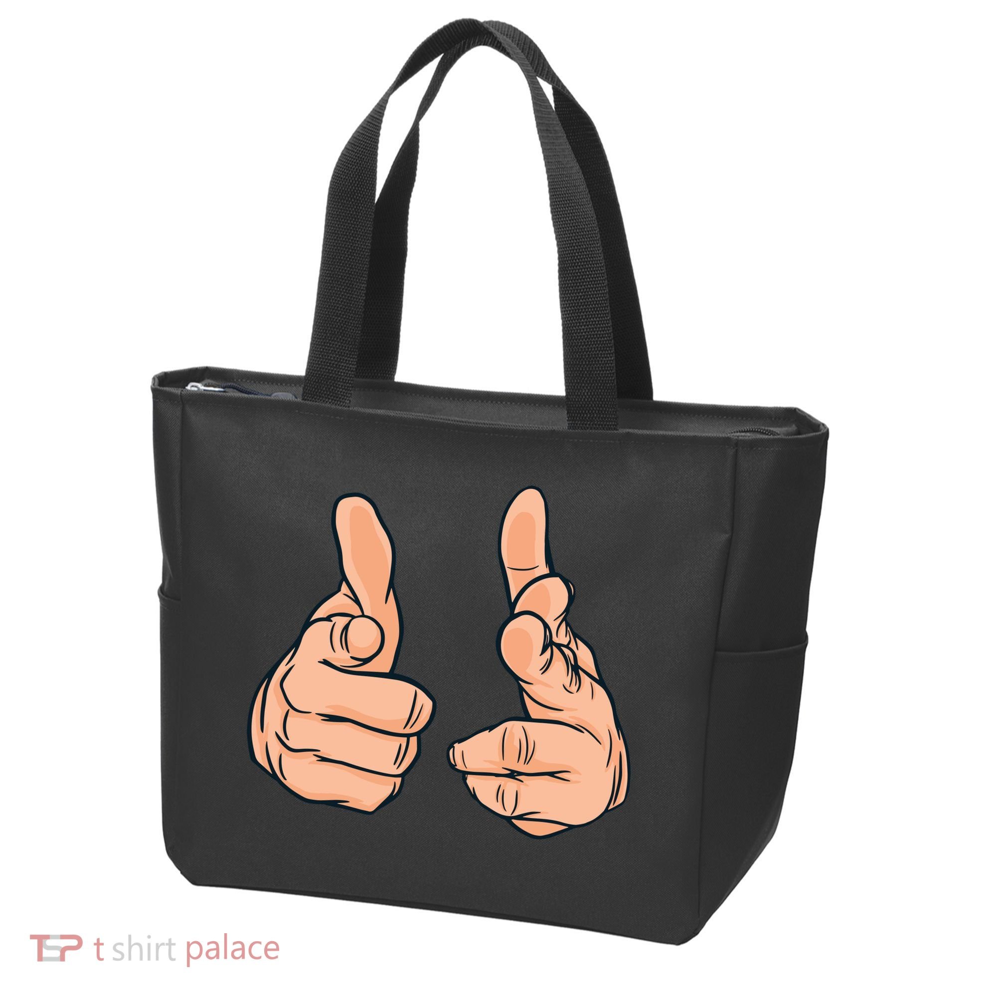 Finger Guns Tote Bag