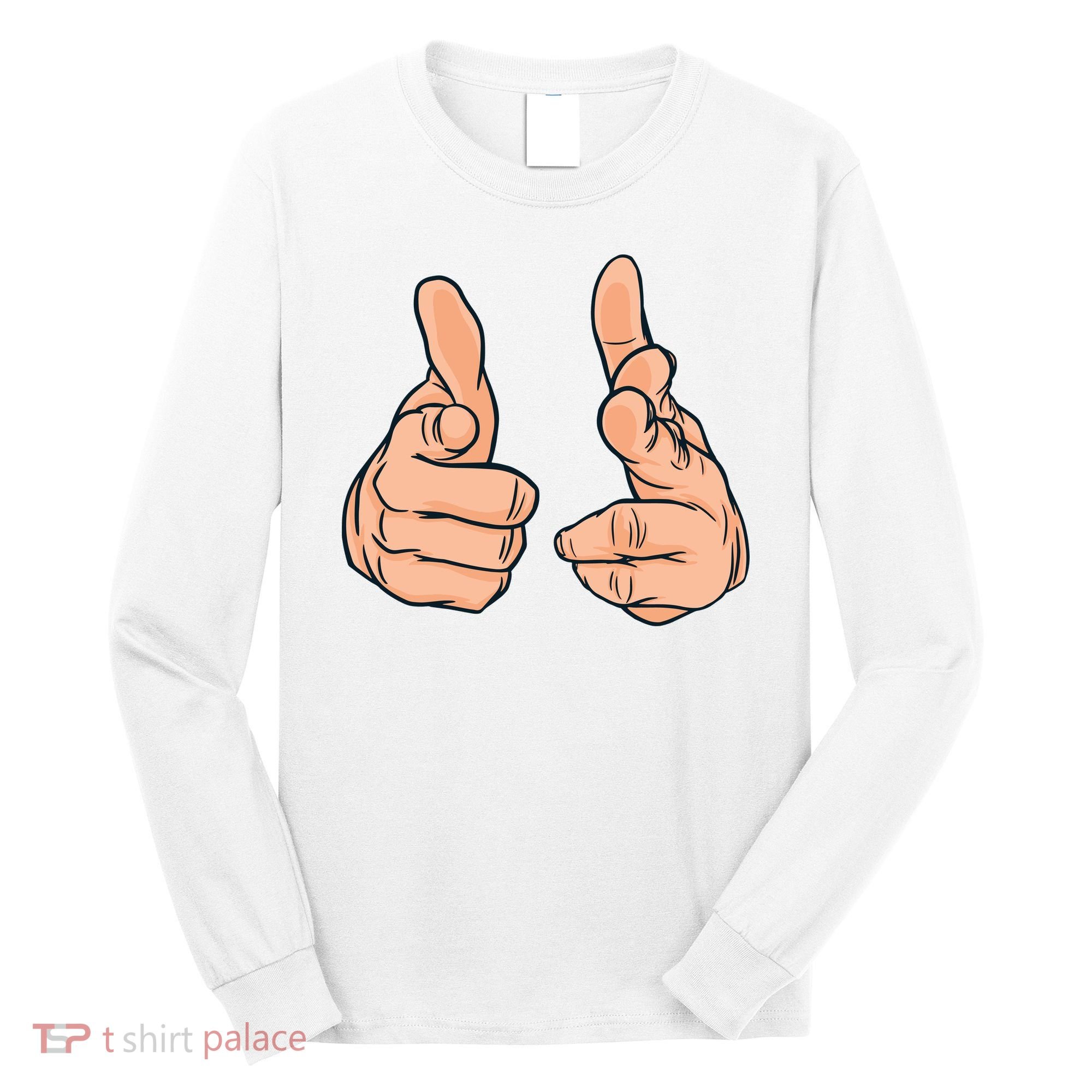 Finger Guns Long Sleeve Shirt