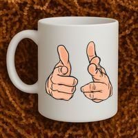 Finger Guns Coffee Mug thumb 2