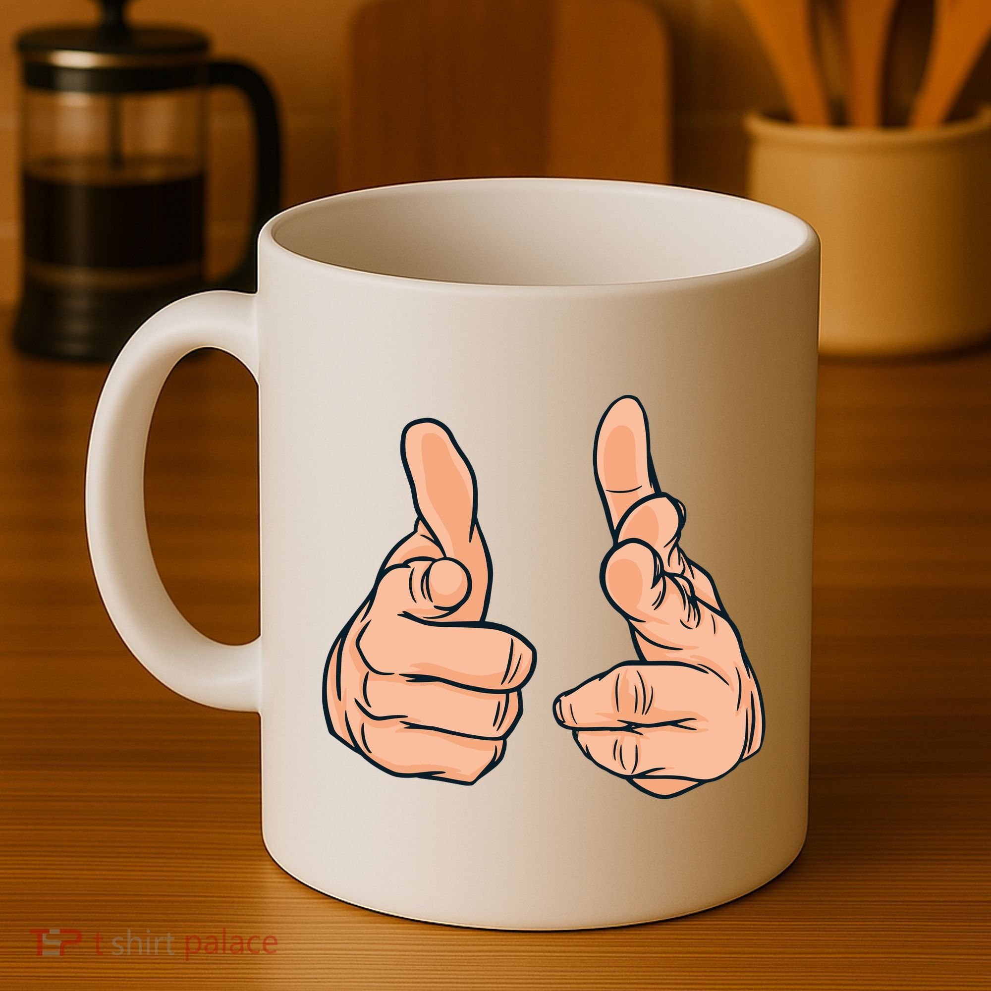 Finger Guns Coffee Mug