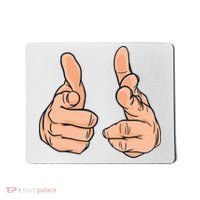 Finger Guns Mousepad thumb 0