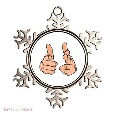 Finger Guns Ornament