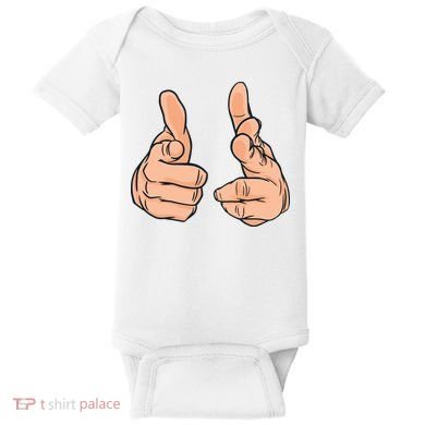 Finger Guns Baby Bodysuit
