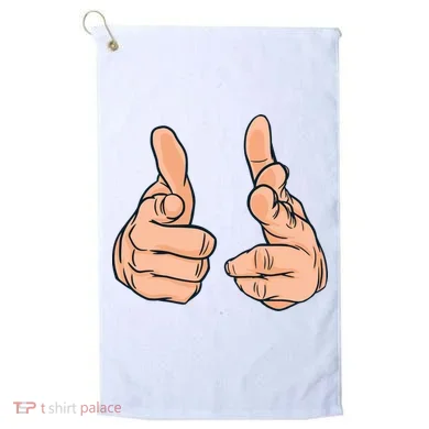 Finger Guns Golf Towel