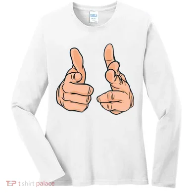 Finger Guns Women's Long Sleeve Shirt