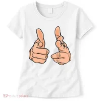 Finger Guns Women's T-Shirt thumb 0