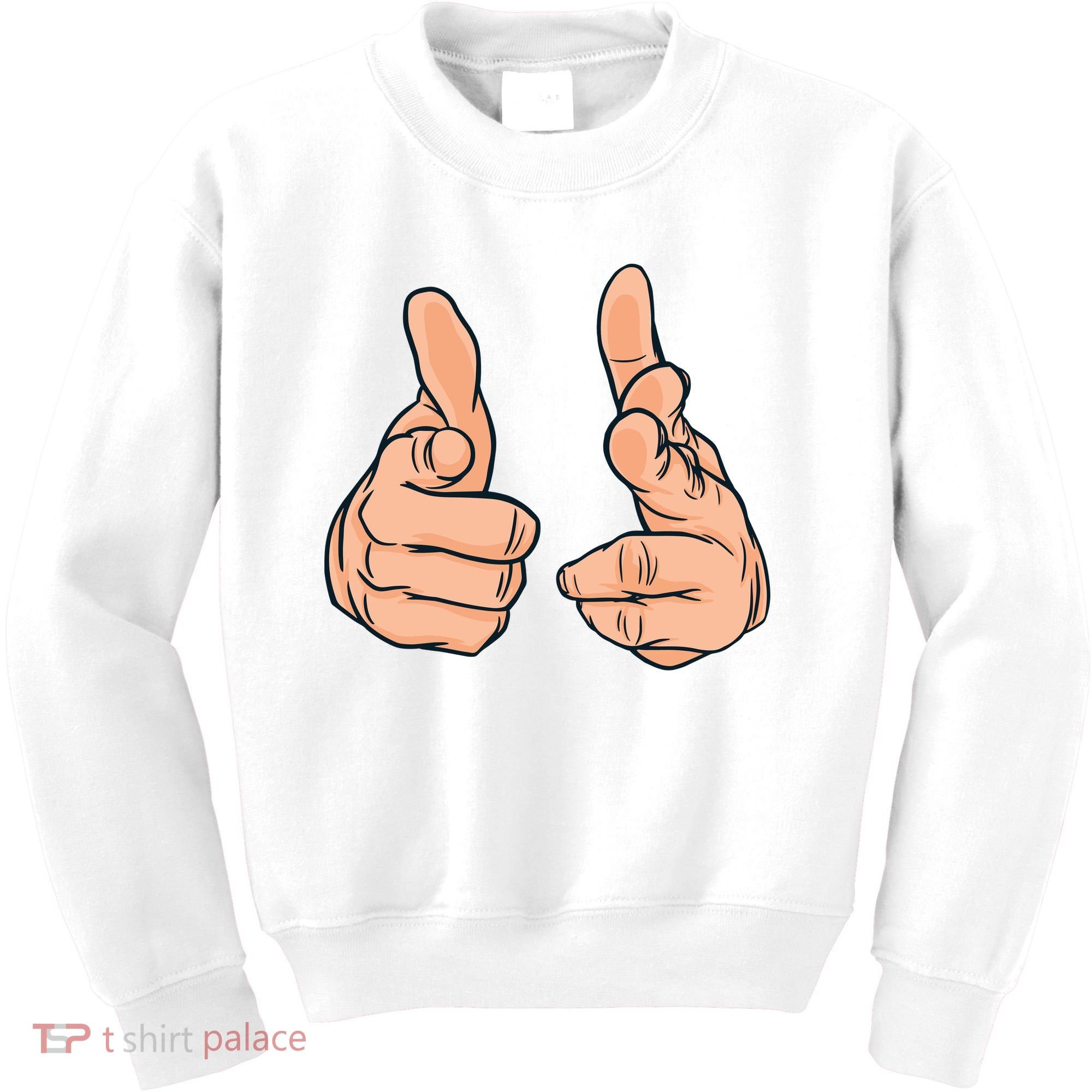 Finger Guns Kids Sweatshirt