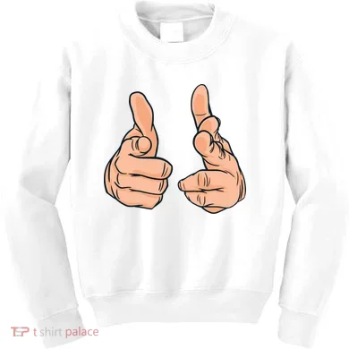 Finger Guns Kids Sweatshirt