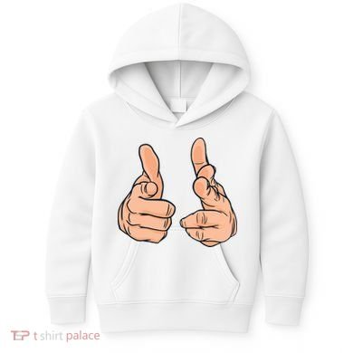 Finger Guns Kids Hoodie
