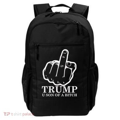 Finger Trump U Son of a B Backpack