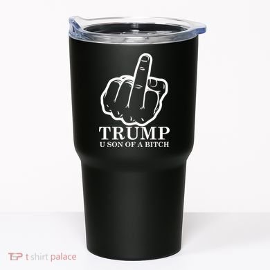 Finger Trump U Son of a B Tumbler