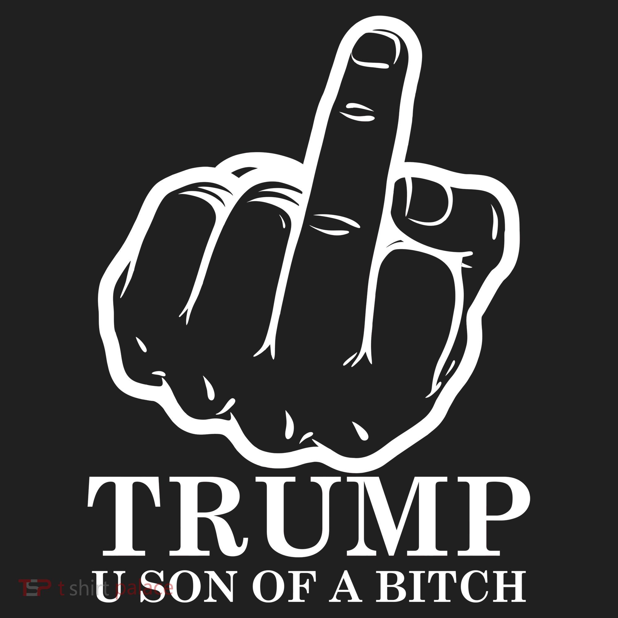 Finger Trump U Son of a B Tumbler