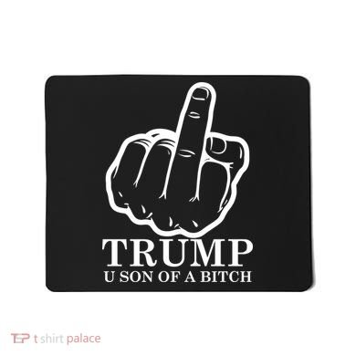 Finger Trump U Son of a B Mousepad