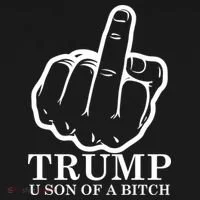 Finger Trump U Son of a B Ornament thumb 1