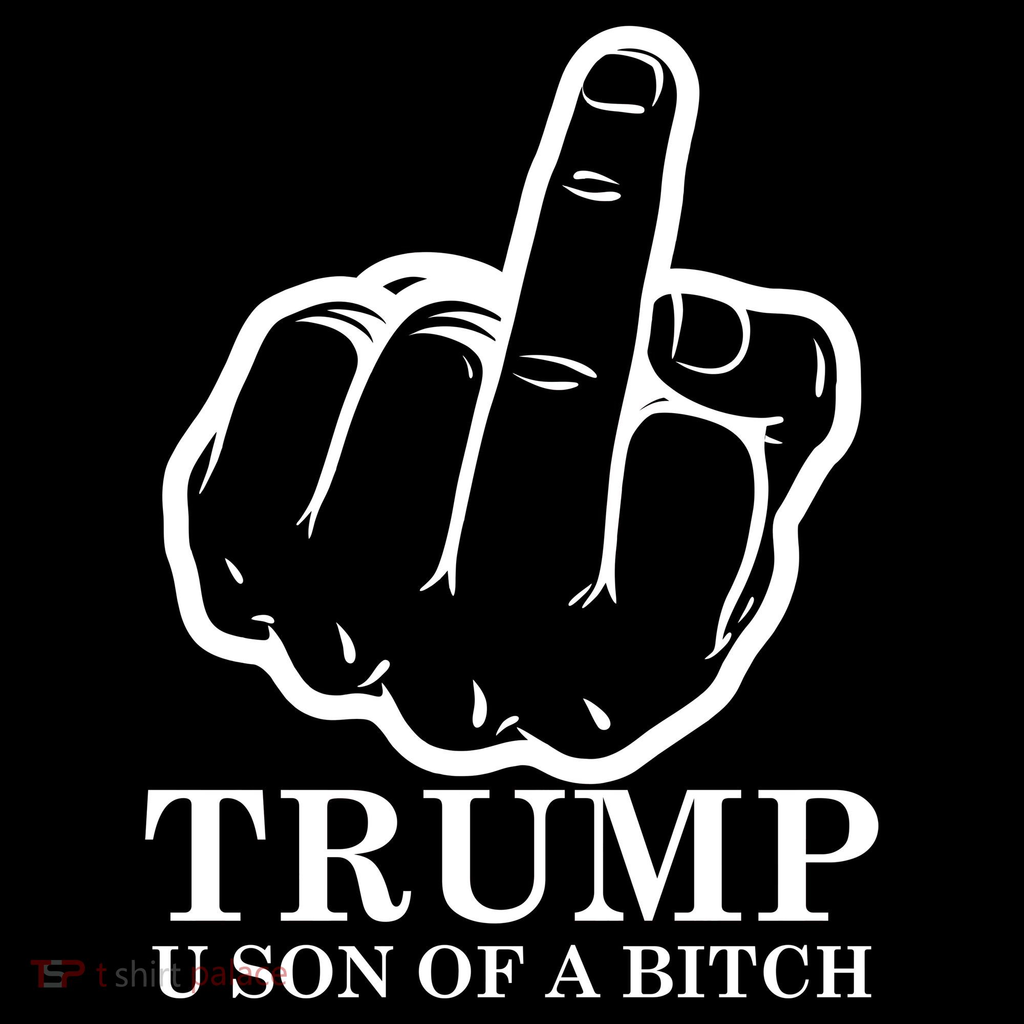 Finger Trump U Son of a B Women's Tank Top