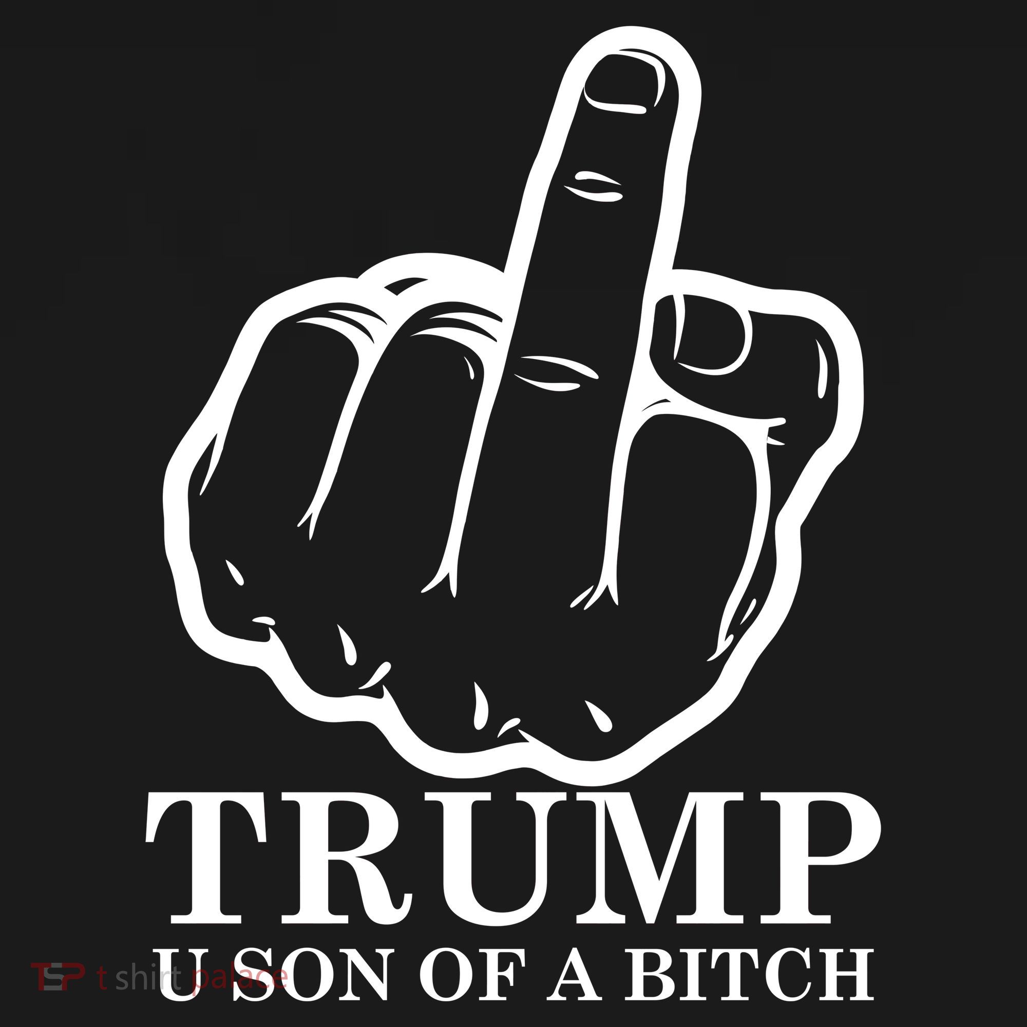 Finger Trump U Son of a B Tote Bag